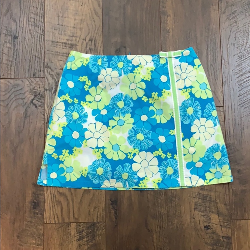 Lilly Pulitzer floral skort